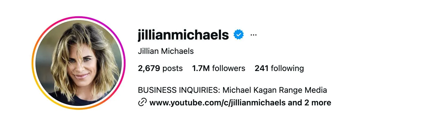 Jillian Michaels Profile